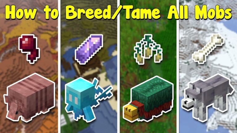 How to Tame & Breed Every Mob in Minecraft! [UPDATED]