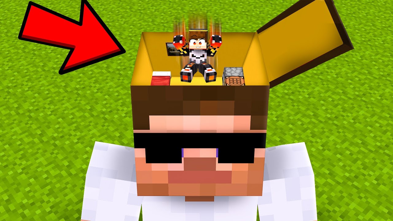 😱 How to go inside Carry's Head in minecraft...