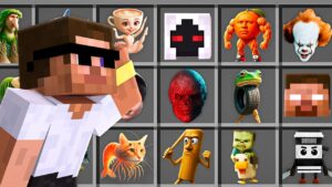 I Add Popular Mobs in My Zoo in Minecraft..