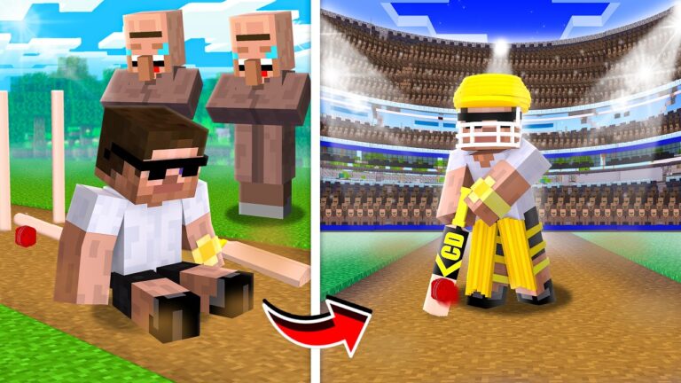 I Become World's Best Cricketer in Minecraft..