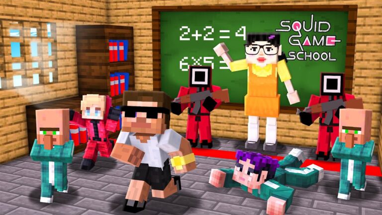 I Joined Squid Game School in Minecraft..