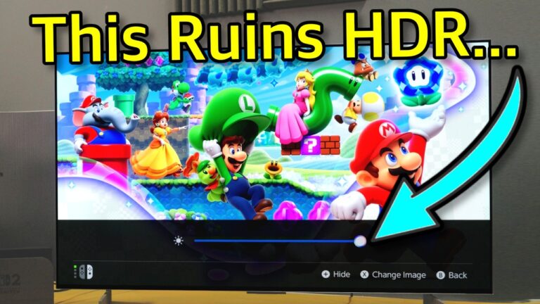 I Measured Nintendo Switch 2's HDR Settings - No Wonder