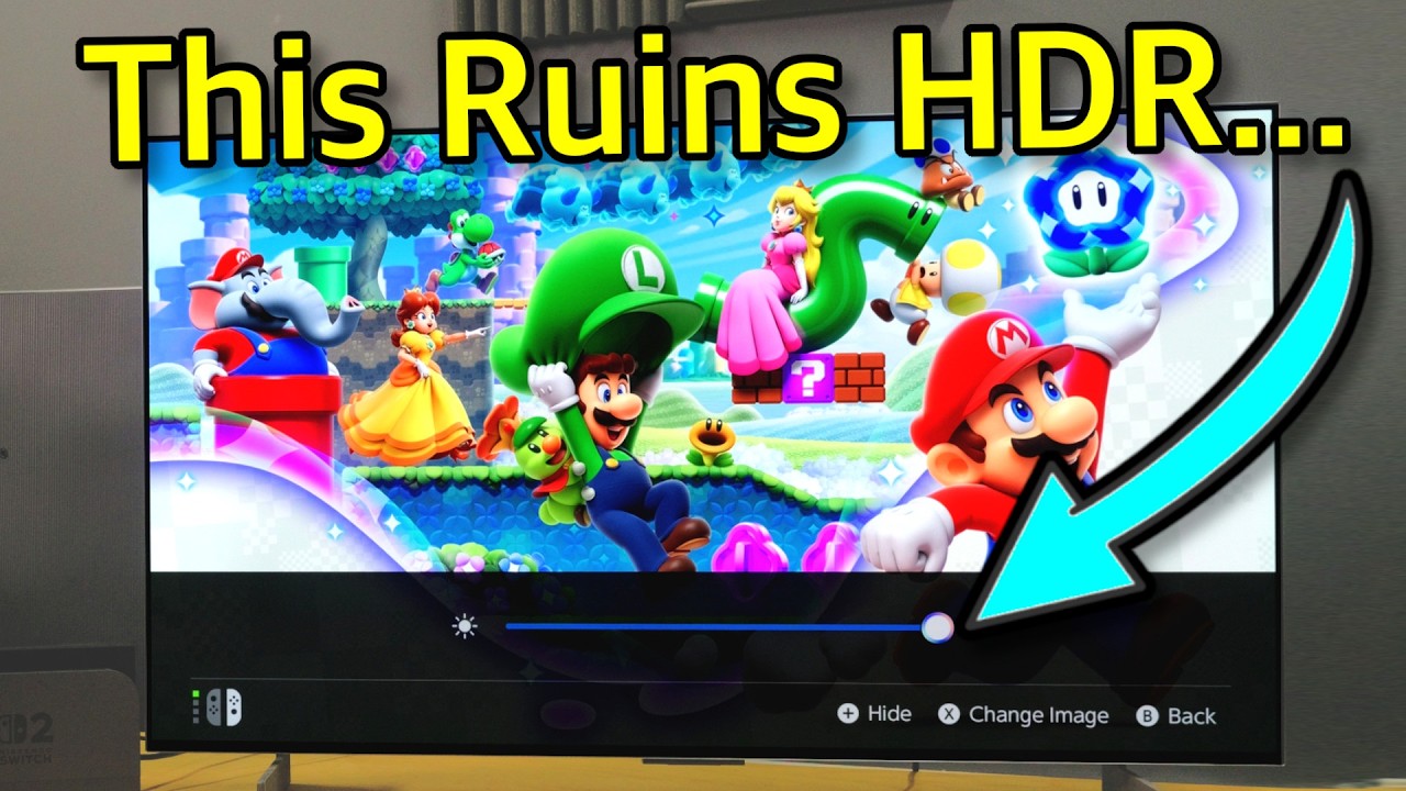 I Measured Nintendo Switch 2's HDR Settings - No Wonder