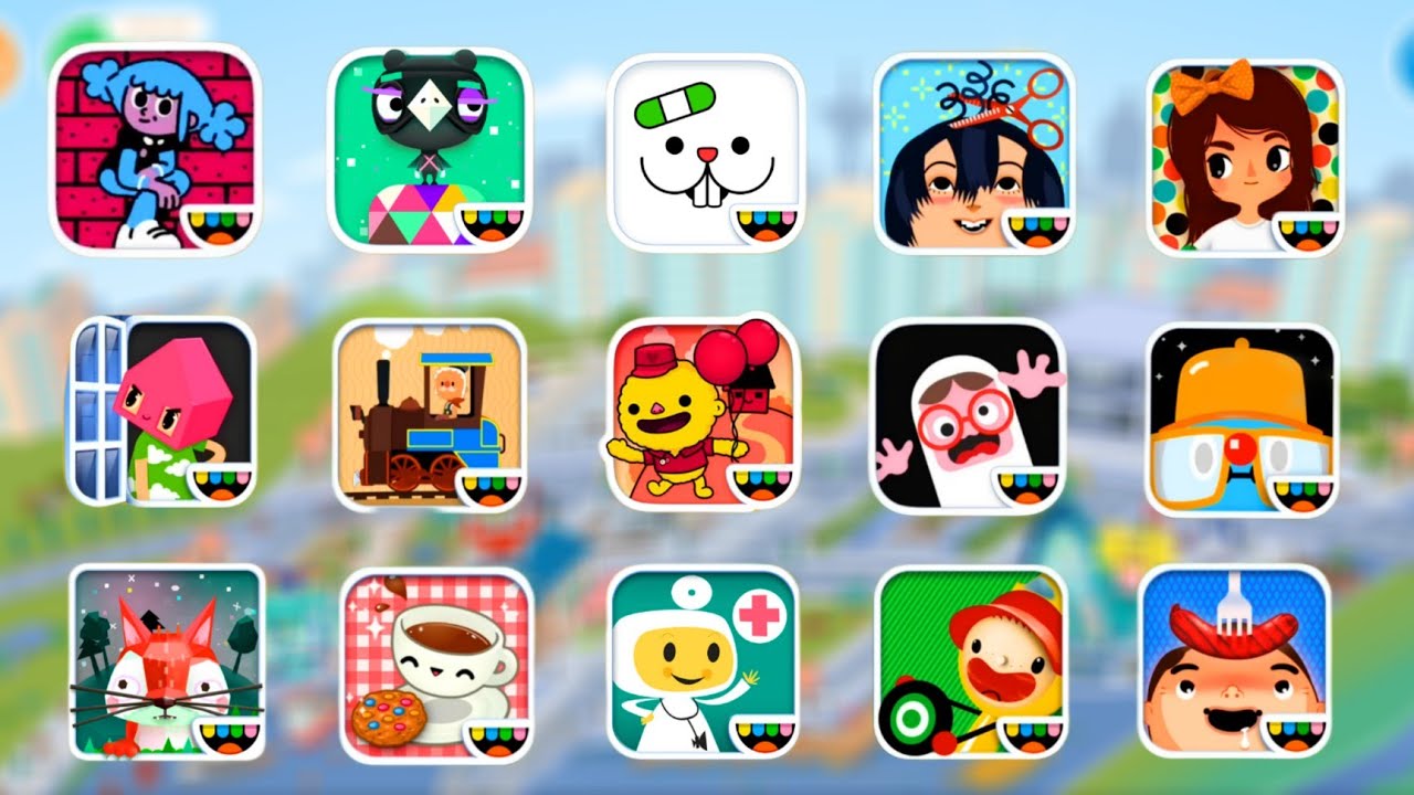 INTRO & TRAILERS OF TOCA BOCA | TOCA BOCA GAMES