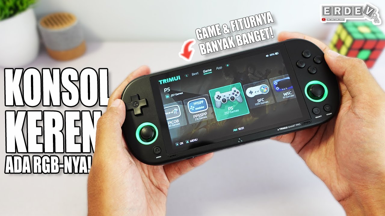 KONSOL GAME RETRO HANDHELD YANG KEREN DAN BANYAK FITURNYA! -