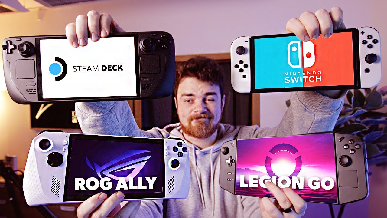 Ktorý je TOP [ Steam Deck vs ROG Ally vs