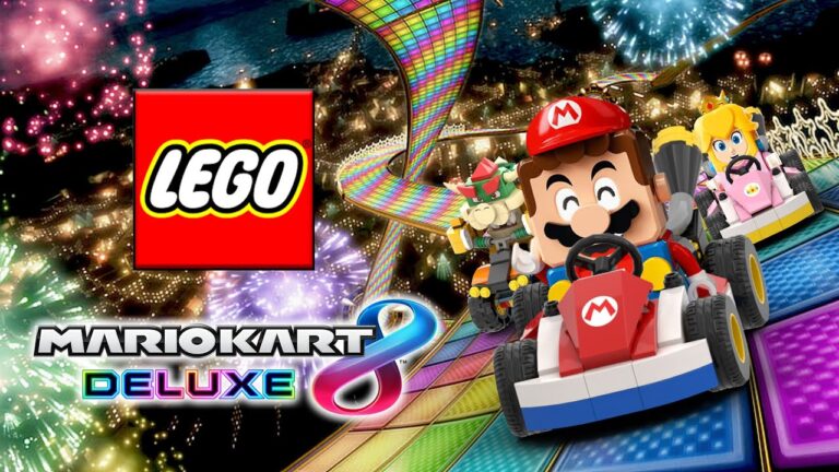 LEGO vs Mario kart 8 deluxe nintendo switch game Mario,