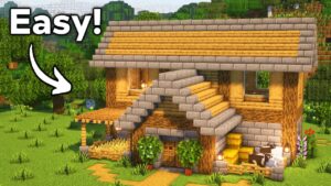 Minecraft: Simple Survival House Tutorial🏠