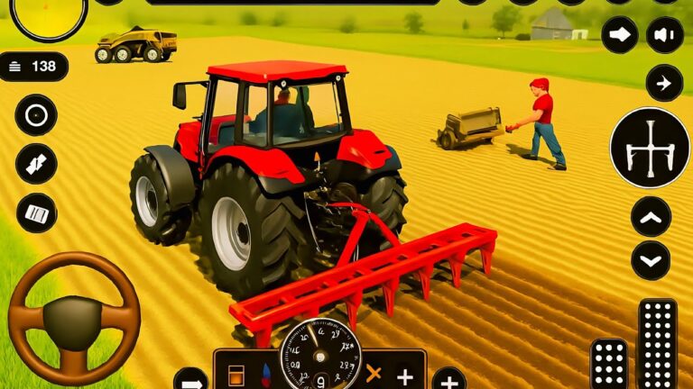 Modern Tractor Farming Driving Simulator 3D - New Tractor Games