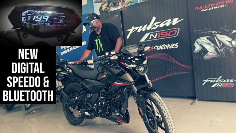 New 2024 Bajaj Pulsar N150 with Full Digital Speedo Console,