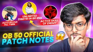 OB50 UPDATE PATCH NOTES CHANGES l FREE FIRE NEW EVENT