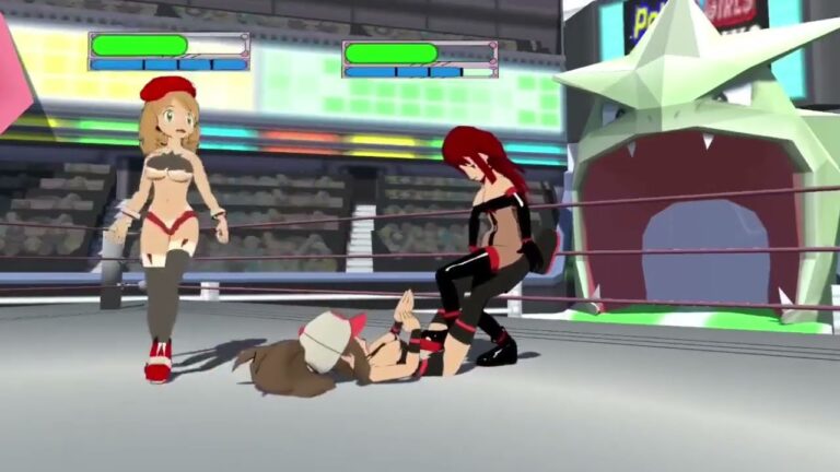 Poke Girls Wrestling Action (Gameplay Trailer 1)