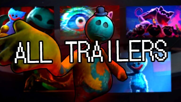 Poppy Playtime - ALL TRAILERS: Chapter 1, 2, 3, 4