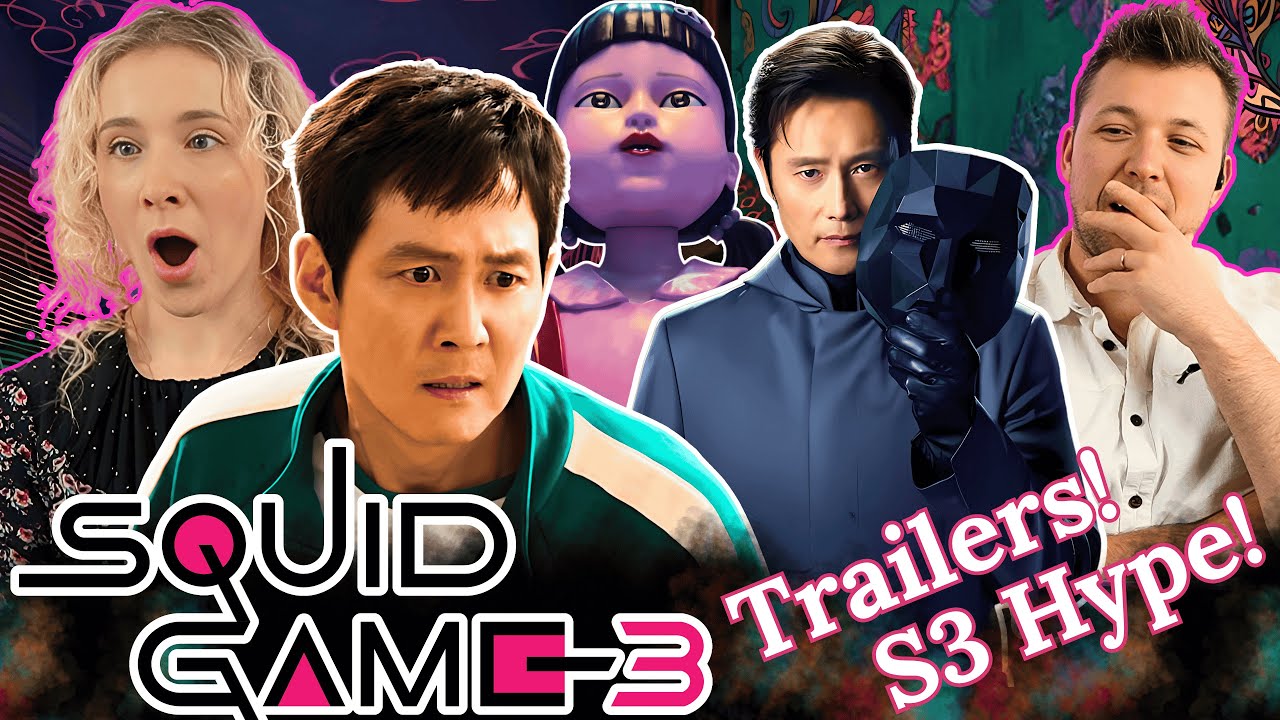 SQUID GAME Season 3 Teaser + Official Trailer Reaction |