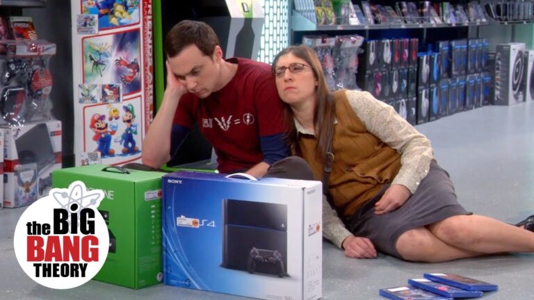 Sheldon Can't Decide Between Xbox One or PS4 | The
