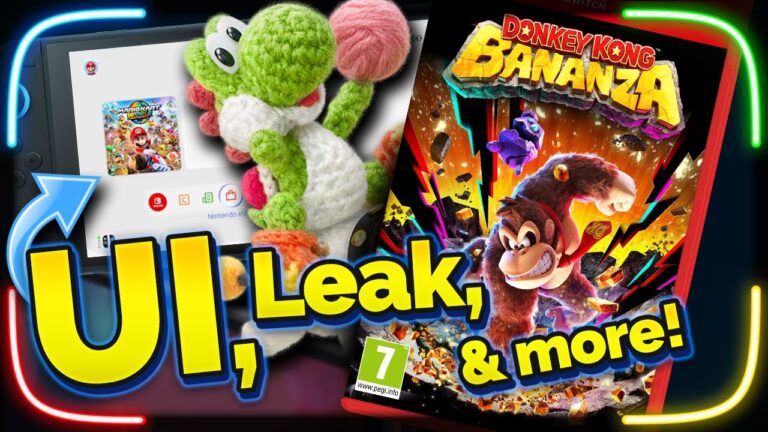 Switch 2 BREAKING NEWS: UI Revealed + Yoshi's Woolly World