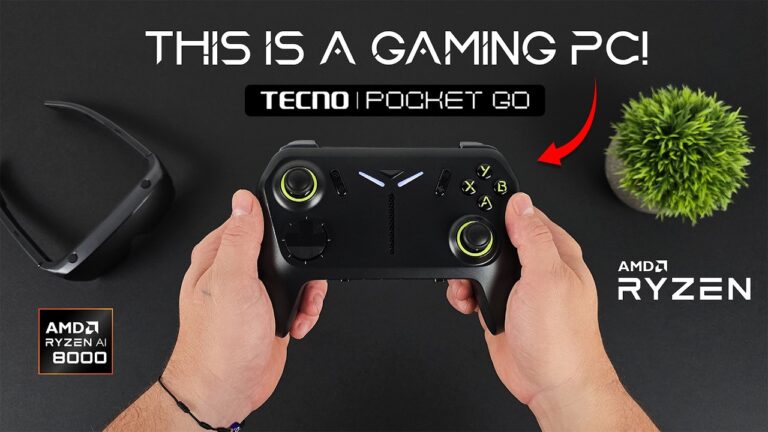 Tecno Pocket GO First Look! A Ryzen Powered Handheld Gaming