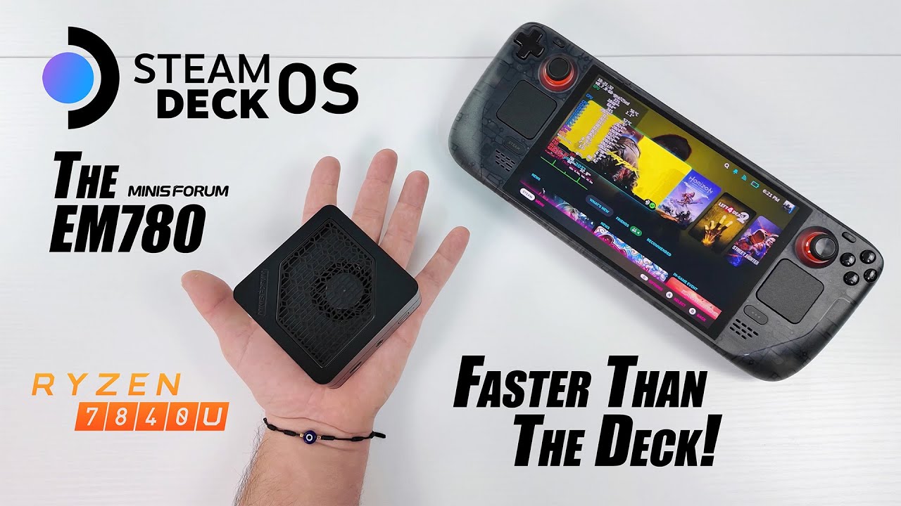 The Smallest 7840U mini Pc Runs SteamOS Way Faster Than