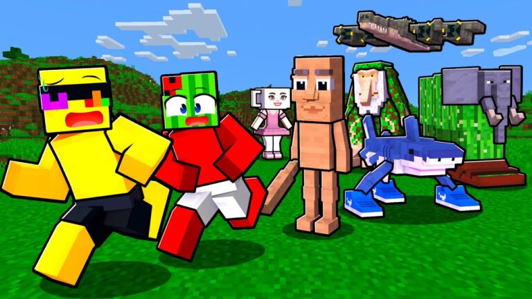 There's BRAINROT MOBS in My Minecraft World