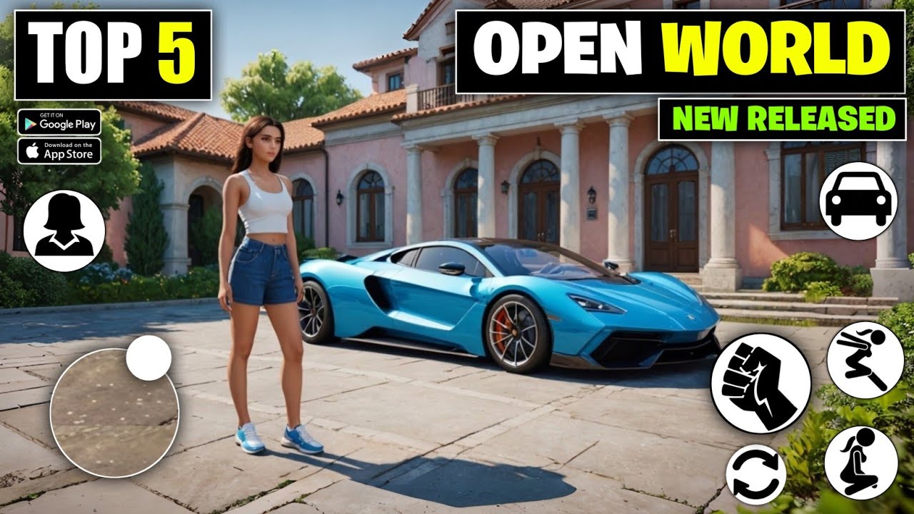Top 5 New Open World Games For Android 2025 |