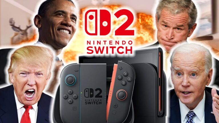 US Presidents Unbox The NEW Nintendo Switch 2