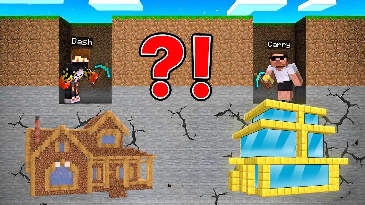 Who will Mined the Best House in Minecraft ??