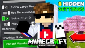 🤫 8 "BEST HIDDEN" Settings For Minecraft Pocket Edition |