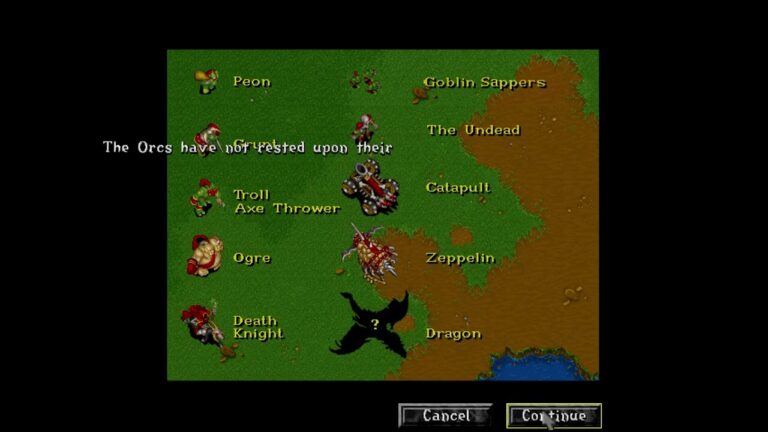 90s Game Trailers: Warcraft II: Tides of Darkness Slideshow (1995)