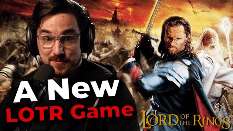 A New Lord Of The Rings Game Is In Development,