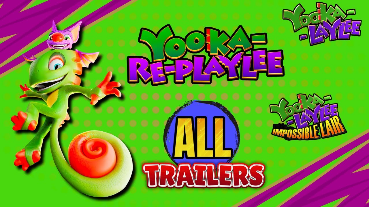 All Yooka Laylee Game Trailers (2017-2025)