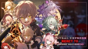 🔆✨ Astral Express React to Trailer:"Amphoreus' Saga of Heroes" ||