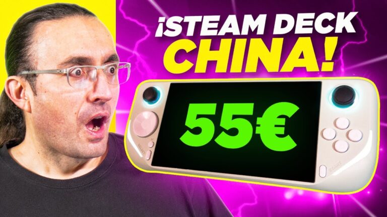 CONSEGUí la Steam Deck CHINA de aliexpress - consola E6