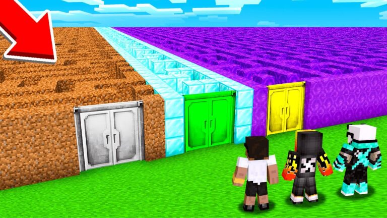 DON'T ENTER THE WRONG MAZE IN MINECRAFT !