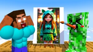 DRAWING RUN 4 CHALLENGE - Minecraft Animation