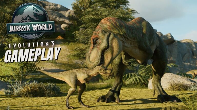EXCLUSIVE NEW GAMEPLAY OF JURASSIC WORLD EVOLUTION 3! - (Gameplay