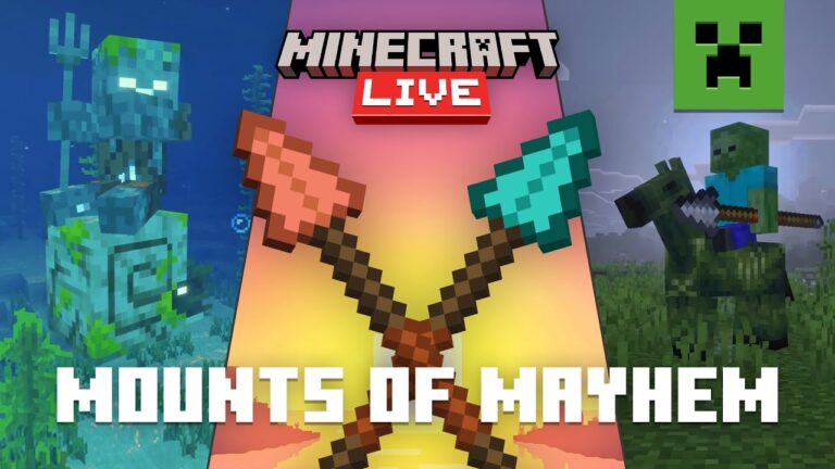 FIRST LOOK : SPEAR AND NAUTILUS | Minecraft LIVE –