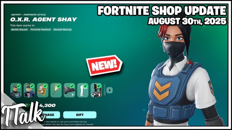 Fortnite Shop HATSUNE MIKU IS BACK & AGENT SKINS! [August