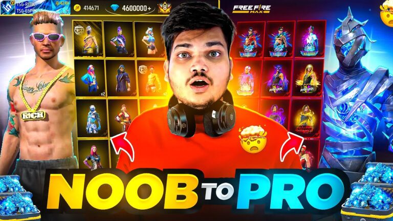 Free Fire Noob To Pro In 10 Mins I Got