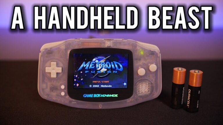 Game Boy Advance: Incredible tech on just 2 AA Batteries
