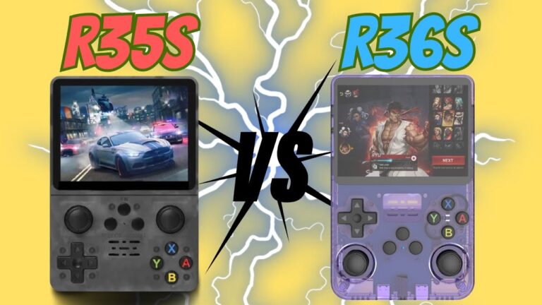 Game Console R35S Vs R36S Qual a Diferença? Qual devo