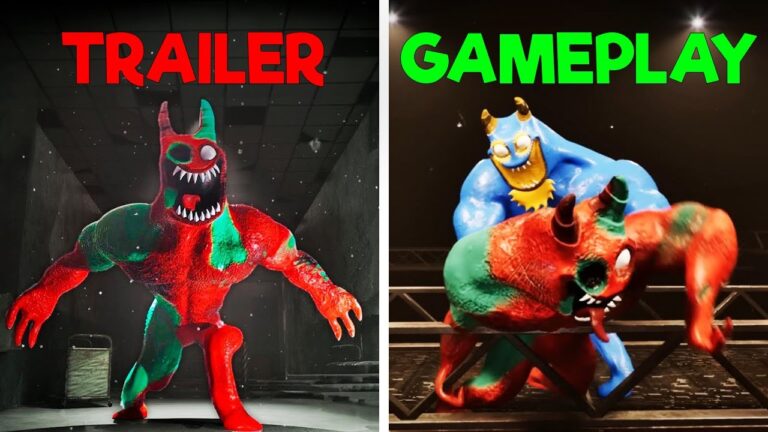 Garten of Banban 8 - Trailer VS Gameplay