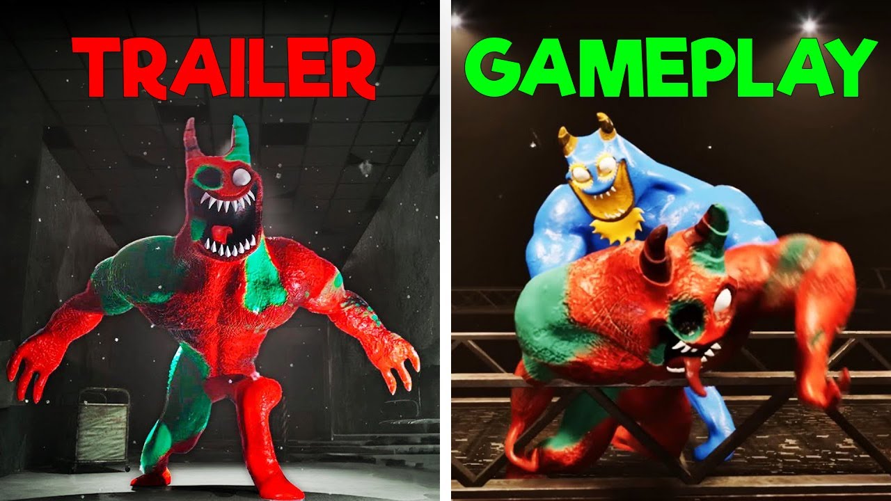 Garten of Banban 8 - Trailer VS Gameplay