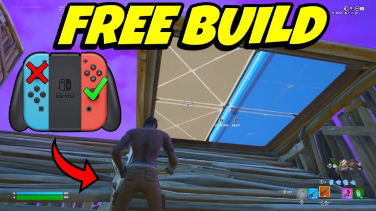 How To FREE BUILD Like a PRO on Nintendo Switch!