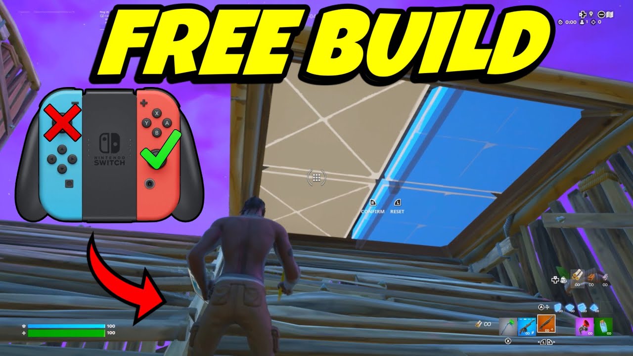 How To FREE BUILD Like a PRO on Nintendo Switch!