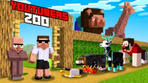 I Opened Youtubers Pet Zoo in Minecraft