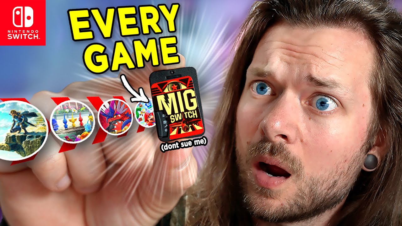 I have EVERY Nintendo Switch Game on ONE CART... (don't