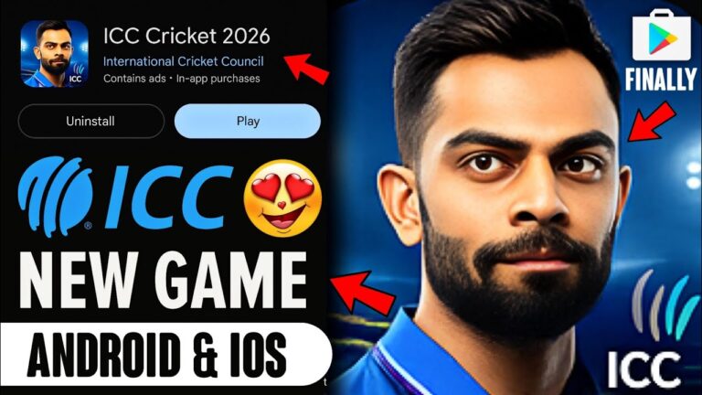 ICC Cricket 2026 Finally 🔥 New Game PlayStore | Official