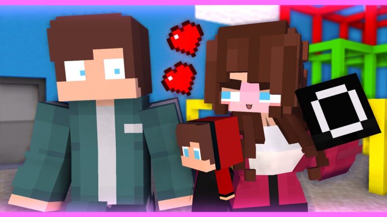 JJ and JJ Sister Squid Game Challenge - Minecraft Animation