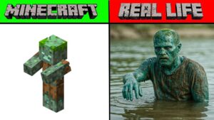 MINECRAFT MOBS AND ITEMS IN REAL LIFE | MINECRAFT VS