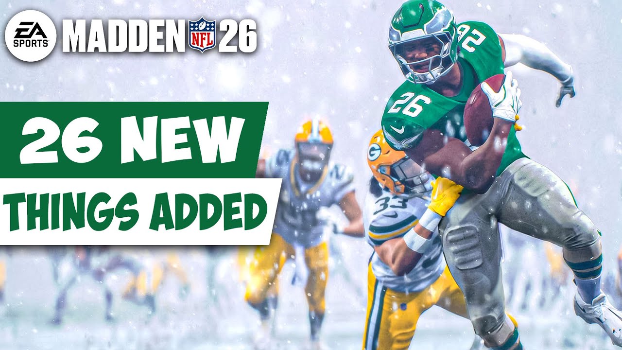 Madden 26 - The 26 New Features That Were Added